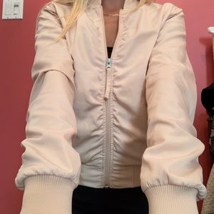 Zella active light pink jacket